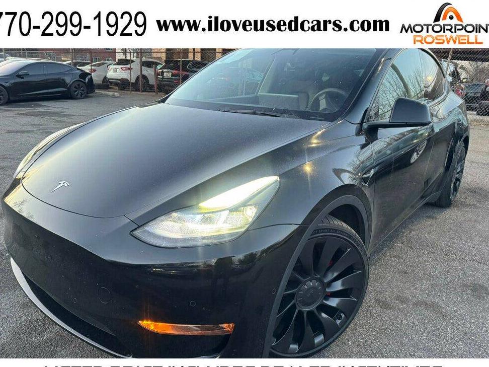 TESLA MODEL Y 2022 7SAYGDEF6NF381268 image